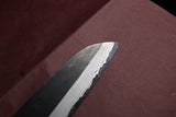 ●Japanese Chef Knife Hokiyama *Naoto Blue 1 Black Damascus Santoku 165mm 10.10