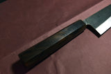 ●Japanese Chef Knife Hokiyama *Naoto Blue 1 Black Damascus Santoku 165mm 10.10