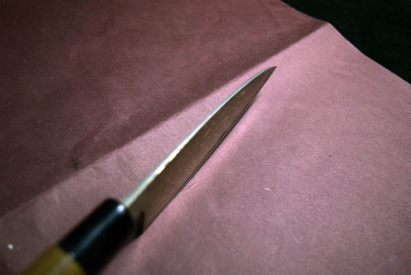 ●Japanese Chef Knife Hokiyama Stainless Damascus Ajikiri 105mm 10.10