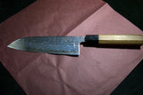 ●Japanese Chef Knife AUS 67-Layer Damascus Mirror Polished Santoku 165mm 10.10
