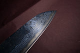 ●Japanese Chef Knife AUS 67-Layer Damascus Mirror Polished Santoku 165mm 10.10