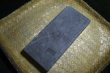 ●Japanese Natural Whetstone *Finer* Tsushima Black 646g Nagasaki Pref. 10.04