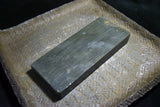 ●Japanese Natural Whetstone *Finer* Tsushima Black 646g Nagasaki Pref. 10.04