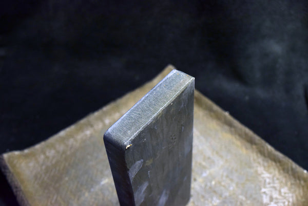 ●Japanese Natural Whetstone *Finer* Tsushima Black 646g Nagasaki Pref. 10.04