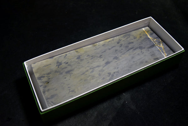 ●Japanese Natural Whetstone Shobudani Karasu 30' Size 554g from Kyoto 10.24