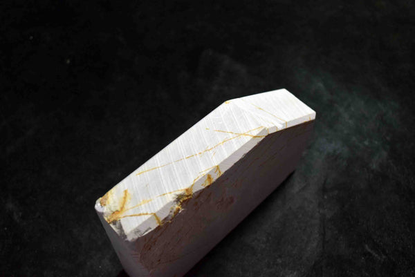 Natural Whetstone Hideriyama Shiro (White) Suita Renge from Kyoto *F/S