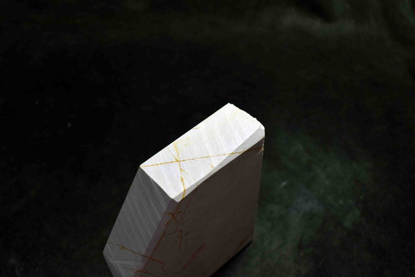 Natural Whetstone Hideriyama Shiro (White) Suita Renge from Kyoto *F/S