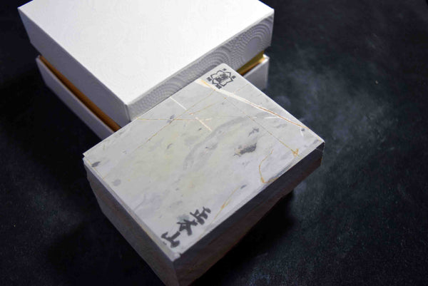 Japanese Natural Whetstone Shohonyama Shobudani Karasu Chunk 1212g from Kyoto