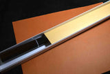 ●Japanese Chef Knife Doi x Yamatsuka Aogami 1 Suminagashi Sakimaru Takohiki 270mm 3.16