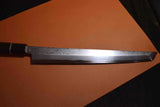 ●Japanese Chef Knife Doi x Yamatsuka Aogami 1 Suminagashi Sakimaru Takohiki 270mm 3.16