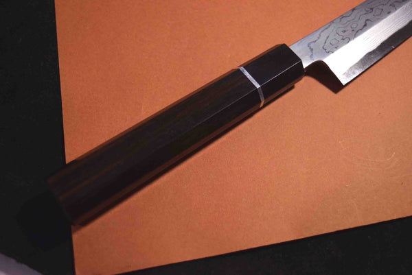 ●Japanese Chef Knife Doi x Yamatsuka Aogami 1 Suminagashi Sakimaru Takohiki 270mm 3.16