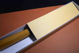 ●Japanese Chef Knife Ikyu by Itsuo Doi Blue 2 Black Sakimaru Deba 180mm F/S 3.16