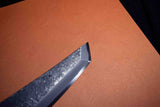 ●Japanese Chef Knife Ikyu by Itsuo Doi Blue 2 Black Sakimaru Deba 180mm F/S 3.16