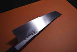 ●Japanese Chef Knife Ikyu by Itsuo Doi Blue 2 Black Sakimaru Deba 180mm F/S 3.16