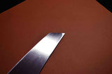 ●Japanese Chef Knife Ikyu by Itsuo Doi Blue 2 Black Sakimaru Deba 180mm F/S 3.16