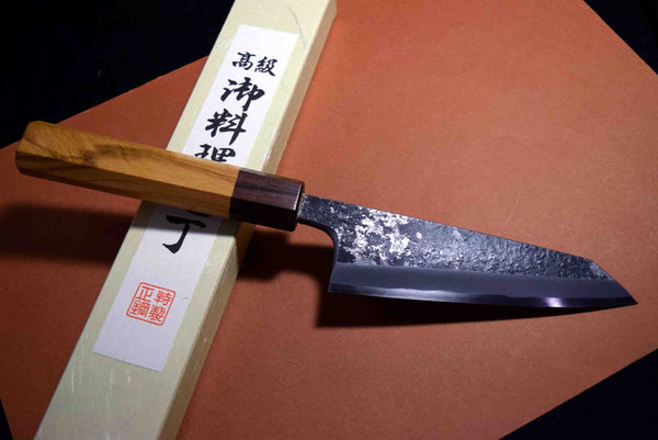 ●Japanese Chef Knife Ikyu by Itsuo Doi Blue 2 Black Garasuki 135-165mm Japan F/S 3.16