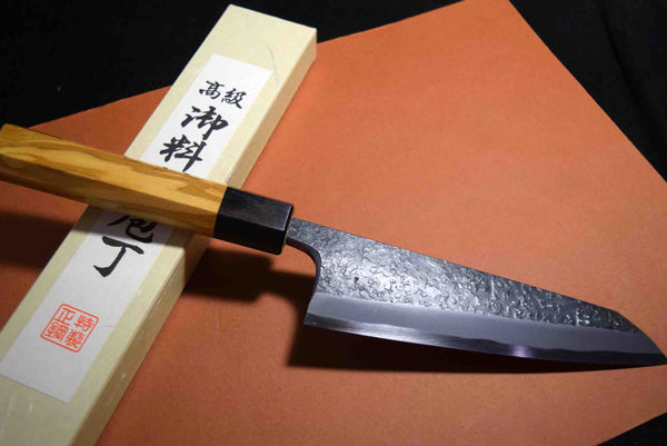 ●Japanese Chef Knife Ikyu by Itsuo Doi Blue 2 Black Garasuki 135-165mm Japan F/S 3.16