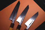 ●Japanese Chef Knife Ikyu by Itsuo Doi Blue 2 Black Garasuki 135-165mm Japan F/S 3.16