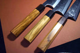 ●Japanese Chef Knife Ikyu by Itsuo Doi Blue 2 Black Garasuki 135-165mm Japan F/S 3.16