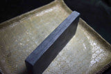 ●Japanese Natural Whetstone *Finer* Tsushima Black 645g Nagasaki Pref. 3.09