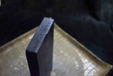 ●Japanese Natural Whetstone *Finer* Tsushima Black 645g Nagasaki Pref. 3.09