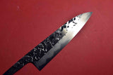 ●Japanese Chef Knife Kisuke Manaka Stainless Clad (San-Mai) ATS-34 Tsuchime Petty 120mm 3.02