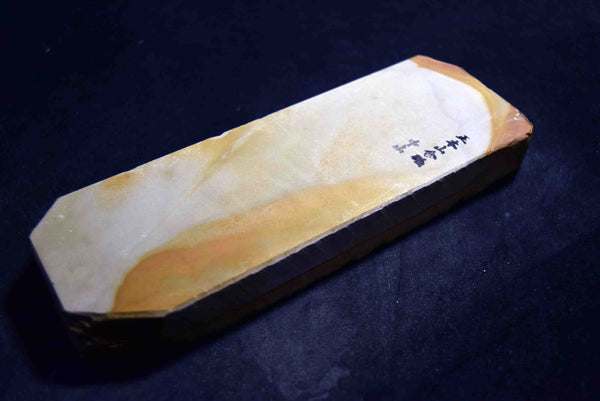 ●Japanese Natural Whetstone Shohonyama Nakayama Mizu Asagi 684g Lv.4.5 + for razor 3.15