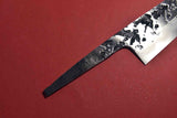 ●Japanese Chef Knife Kisuke Manaka Stainless Clad (San-Mai) ATS-34 Tsuchime Petty 120mm 3.02
