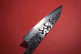 ●Japanese Chef Knife Kisuke Manaka Stainless Clad (San-Mai) ATS-34 Tsuchime Petty 120mm 3.02
