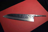 ●*For Frank* Japanese Chef Knife Kisuke Manaka Stainless Clad (San-Mai) ATS-34 Tsuchime Gyuto 240mm+ebony handle 3.10