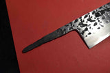 ●*For Frank* Japanese Chef Knife Kisuke Manaka Stainless Clad (San-Mai) ATS-34 Tsuchime Gyuto 240mm+ebony handle 3.10