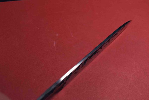 ●*For Frank* Japanese Chef Knife Kisuke Manaka Stainless Clad (San-Mai) ATS-34 Tsuchime Gyuto 240mm+ebony handle 3.10
