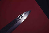 ●Japanese Chef Knife Kisuke Manaka Stainless Clad (San-Mai) ATS-34 Tsuchime Sujihiki 240mm 3.02