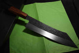 ●Japanese Chef Knife Isamitsu White 1 Stainless Cladding Black Kiritsuke 240mm 3.02