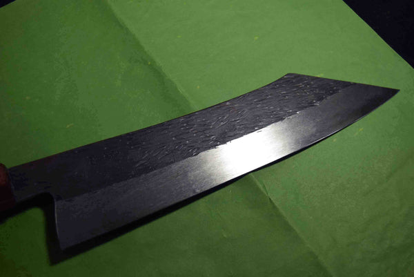 ●Japanese Chef Knife Isamitsu White 1 Stainless Cladding Black Kiritsuke 240mm 3.02
