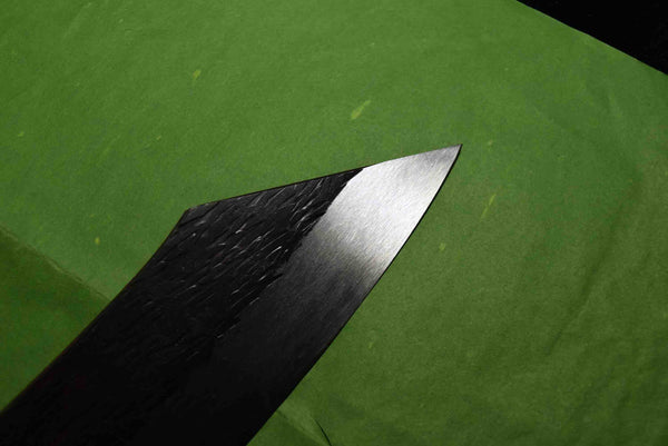 ●Japanese Chef Knife Isamitsu White 1 Stainless Cladding Black Kiritsuke 240mm 3.02
