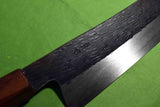 ●Japanese Chef Knife Isamitsu White 1 Stainless Cladding Black Kiritsuke 240mm 3.02