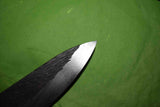 ●Japanese Chef Knife Isamitsu White 1 Stainless Cladding Black Petty 90mm 3.02