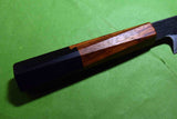 ●Japanese Chef Knife Isamitsu White 1 Stainless Cladding Black Petty 90mm 3.02