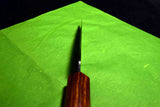 ●Japanese Chef Knife Isamitsu White 1 Stainless Cladding Black Petty 90mm 3.02