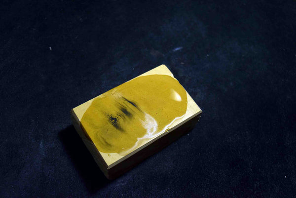 ●Japanese Natural Whetstone Vintage Nakayama Kiita Nagura 146g Lv.4.5 Kyoto 3.28③