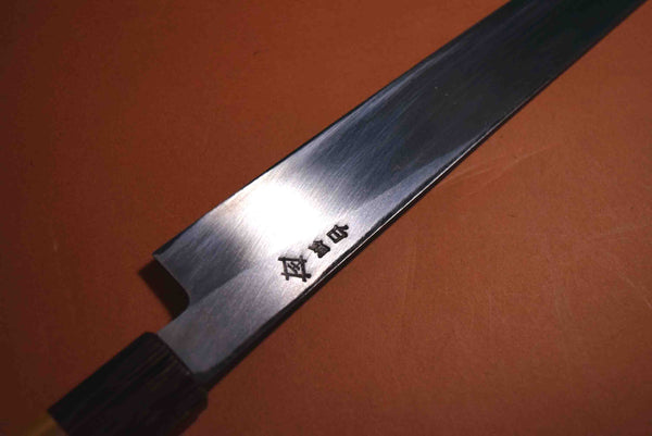 ●Japanese Chef Knife Itsuo Doi White 3 Black Sakimaru Takohiki 270mm *F/S* 3.28
