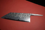 ●Japanese Chef Knife Kisuke Manaka Kurogane Series Blue 1 Tsuchime Bunka 180mm 4.19