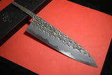 ●Japanese Chef Knife Kisuke Manaka Kurogane Series Blue 1 Tsuchime Gyuto 240mm 4.19