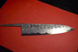 ●Japanese Chef Knife Kisuke Manaka Kurogane Series Blue 1 Tsuchime Gyuto 240mm 4.19