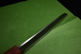 ●Japanese Chef Knife Isamitsu White 1 Stainless Cladding Black Santoku 180mm 4.26
