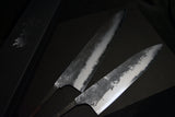 ●Japanese Chef Knife Mazaki Naoki White 2 Black Nashiji Gyuto 240-270mm 4.26