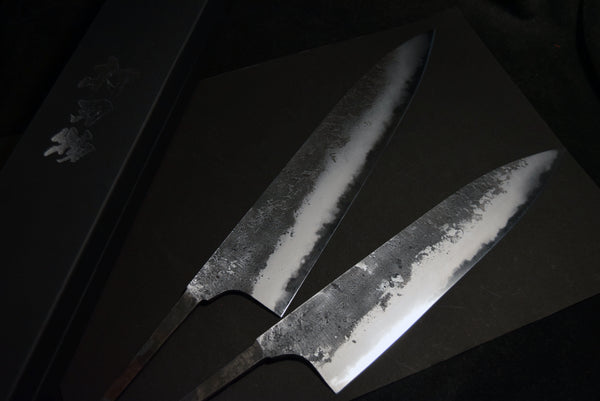 ●Japanese Chef Knife Mazaki Naoki White 2 Black Nashiji Gyuto 240-270mm 4.26