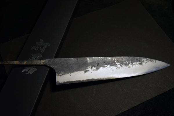 ●Japanese Chef Knife Mazaki Naoki White 2 Black Nashiji Gyuto 240-270mm 4.26