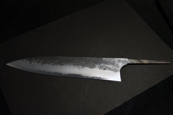 ●Japanese Chef Knife Mazaki Naoki White 2 Black Nashiji Gyuto 240-270mm 4.26